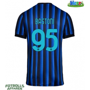 Inter Milan Alessandro Bastoni #95 Hemmatröja 2025-26 Kortärmad